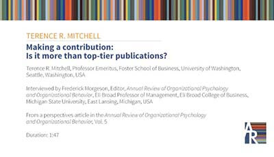 image of Making a Contribution: Is It More Than Top-Tier Publications?