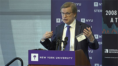 image of 2008 Financial Crisis: A Ten-Year Review conference. Speaker: Harold James